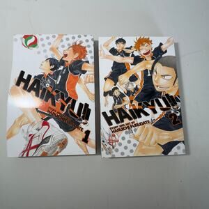 HAIKYUU Manga Comics English Volumes 1-2 Paperback